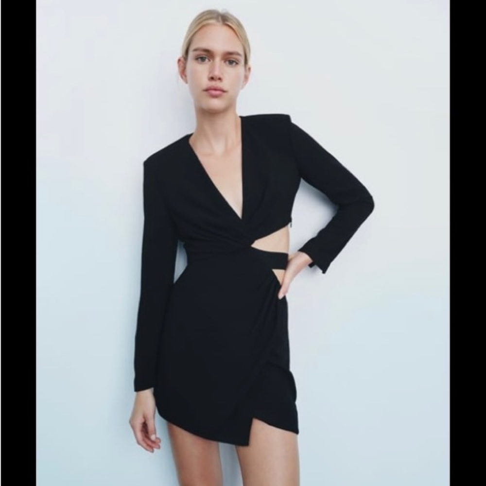 Zara cut out mini dress